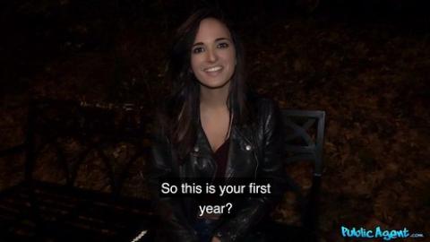 Fakehub - Publicagent - Spanish hotty creampied by a stranger