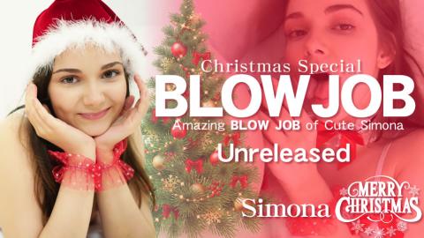 Kin8tengoku KI-3653 Christmas Special Blowjob Amazing Blow Job Of Cute Simona / Simona Purr Christmas Special Edition! BLOWJOB Unreleased Video Too Erotic Caution Cute Simona-chan's Rich Blow Simona / Simona